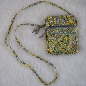 Vera Bradley Lemon Parfait Crossbody Purse